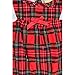 Komar Kids Little Girls' Traditional Holiday Plaid Pajama Set