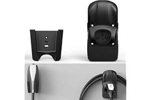 Ecotome Tesla Charger Cable Holder with UMC Holder, New & Upgraded Charging Cable Organizer, Solid and Unique Designed for Tesla Model 3/S/X/Y Mobile Charger and Wall Mount Connector