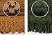 TACVASEN Men's Cotton Military Shemagh Head Neck Tactical Scarf Arab Wrap Blue