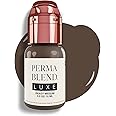 Perma Blend Luxe - Ready Medium - Microblading Ink to Enhance Lip Color or Permanent Eye Liner - Lip Tattoo & Lip Blushing Supplies for Permanent Lip Color - Medium Brown Tattoo Ink - Vegan (0.5 oz)