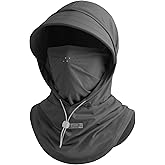 Cooling Breathable Balaclava Full Face Mask with Wide Brim Sun UV Protection Hood for Men Women Fishing Motorcycle Skiing