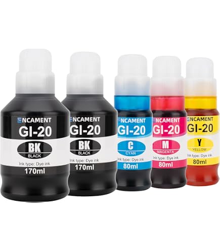 3 Cartucce Inchiostro GI-20 CYM Compatibili Per Canon PIXMA G6020 G7020 G5020
