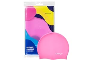 Limmys Kids Swim Cap – 100% Silicone Swim Cap for Boys and Girls – Soft, Stretchy & Comfortable Swimming Cap – Designed for Comfort & Durability