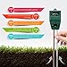 YKS 3-in-1 Soil Moisture, Light and pH / acidity Meter Plant Tester,Good for Gardener or planter both indoor and outdoors (No Battery needed)
