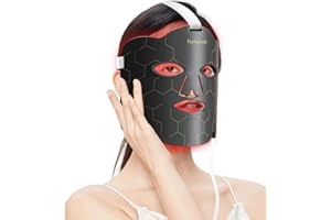 HOTTOERAK Red Light Therapy for Face, Portable and Soft LED Face Light Therapy Suitable for Home or Travel