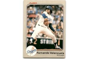 Baseball MLB 1983 Fleer #224 Fernando Valenzuela Dodgers
