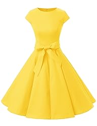Dressystar Women's Vintage 1950s Polka Audrey Dress