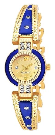Analog Gold Color Dial Watch for Women and Girls - SHREE-8829
