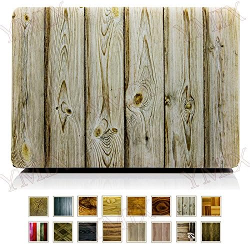 MacBook Pro 15 inch Case with Retina Display (NO CD-ROM Drive), YMIX Retina 15 inches Folio Protective Skin Smooth Frosted Hard Plastic Shell Case Cover for Model A1398 (Wood Grain O)