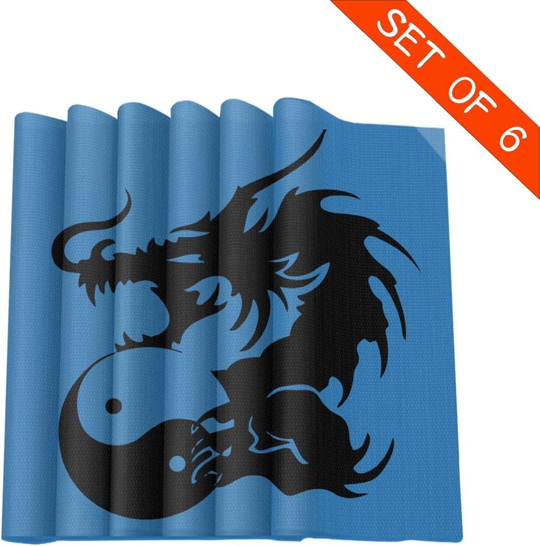 Best Dragon Placemats For Dining Table Set Of 6