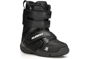 5th Element ST mini Velcro, Lace and Dial Snowboard Boots for Kids - Compatible with Strap Snowboard Bindings- Waterproof Liners -All Mountain Snowboarding Kids Size