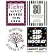 Chic 80th Birthday Wine Label Pack - Birthday Party Supplies, Ideas and Decorations - Funny Birthday Gifts for Women