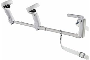 Moginno G2 VR Controller Stock Compatible with Oculus/Meta Quest 2 Handle Accessories, Dual Magnetic Stock R-ifle Adapter with Shoulder Strap, Enhance FPS Games Reality Control Feel