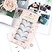 Davocy Multipack Demi Wispies Fake Eyelashes Handmade Natural Cross False lashes Volume and Reusable(1 Pack 5 Pairs)