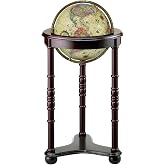 Replogle Globes Lancaster Illuminated Globe, Antique Ocean, 12-Inch Diameter