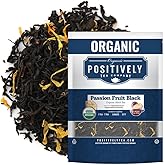 Positively Tea, Organic Passion Fruit Black Tea, Loose Leaf, 16 Ounce