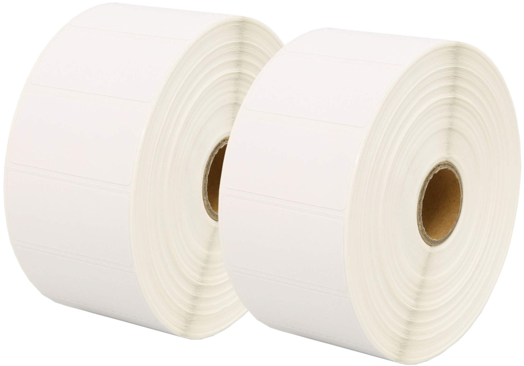 2 Compatible Rolls 52mm x 25mm White Direct Thermal Labels for Zebra GK420d GK420t GC420d GX420d GX420t GC420t GX430t GT800 LP2844 TLP 2844 Citizen CL-S521 CL-S621 CL-S631 (2000 Labels per Roll)