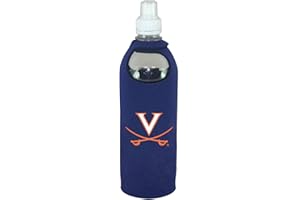 KOLDER University of Virginia Cavaliers 1/2 Liter Water Soda Bottle Beverage Holder Cooler, Neoprene, Bottle Not Included