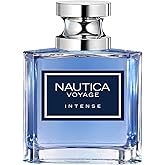 Nautica Voyage Intense Eau de Toilette 1.6 fl oz (Pack of 1), Notes of Vetiver, Smokey Leather, Mimosa, Men's Fragrance, Long Lasting, Everyday Fragrance, Travel Size