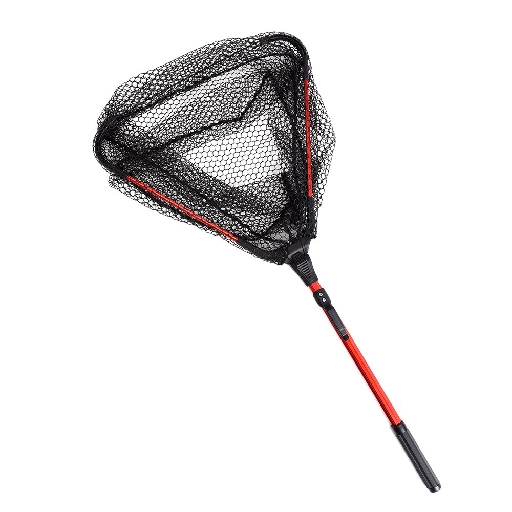 Lixada Foldable and portable lightweight fly fishing triangle nylon net with aluminum alloy frame Type3