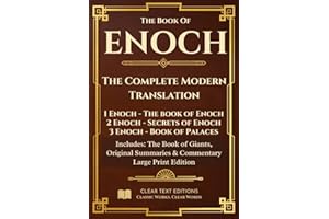 Enoch: The Complete Modern Translation: 1 Enoch, 2 Enoch, 3 Enoch, Book of Giants: Large Print, Biblical/Historical Commentar