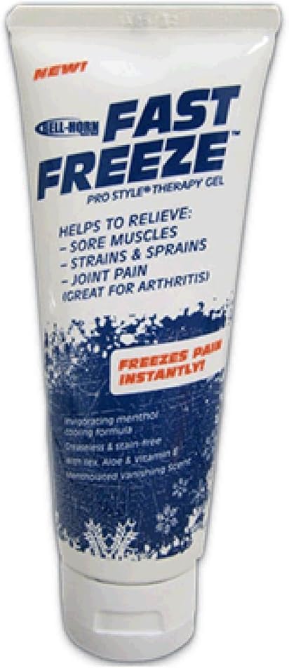 Fast Freeze Pain Relief Gel 4 oz (Pack of 5)