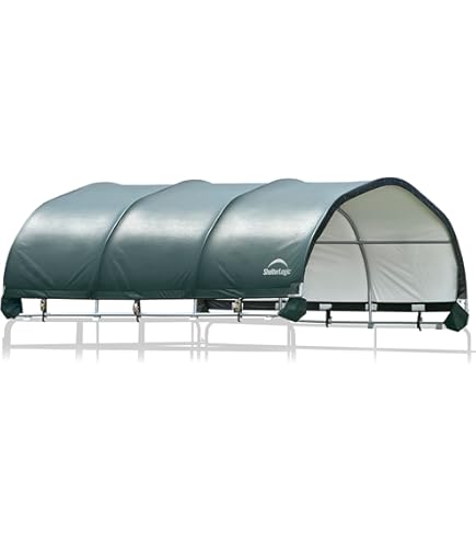 Amazon.com : ShelterLogic 73432 Grey 12'x20'x10' Peak Style