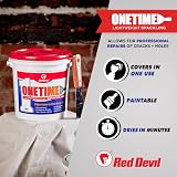 Red Devil ONETIME Lightweight Spackling 1/2 Pint White 8 oz view 2