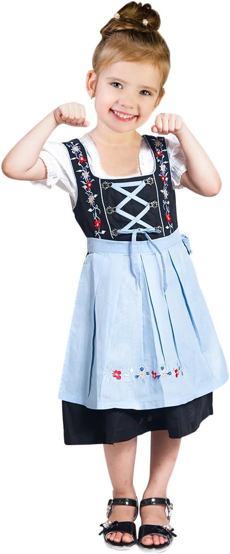 Children-s Dindle-s Dik01-07, 3 Pcs Drindle-s Dress-es Oktoberfest Size-s 3T-15