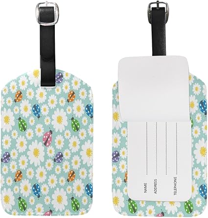 ladybug luggage tag