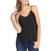 Fishers Finery Women's 100% Pure Mulberry Silk Camisole with Adjustable Straps - Improved FIT