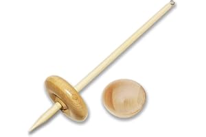 Happy Classy Drop Spindle Support Spindle with Bowl 12"