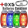STURME-LED-Safety-Light-4-pack-5-FREE-Bonuses-battery-Clip-On-StrobeRunning-Lights-for-Runner-Bike-Dogs-Walking-Jogging-The-best-accessories-for-your-reflective-gear-Bicycle-cycling
