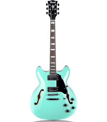 Amazon.com: AF55 Hollow Body Left-Handed Electric Guitar : Musical