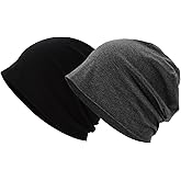 warsrnd Women's Slouchy Beanie Hat Chemo Caps Cancer Headwear Hats Turban Baggy Sleeping Cap Boho Hats