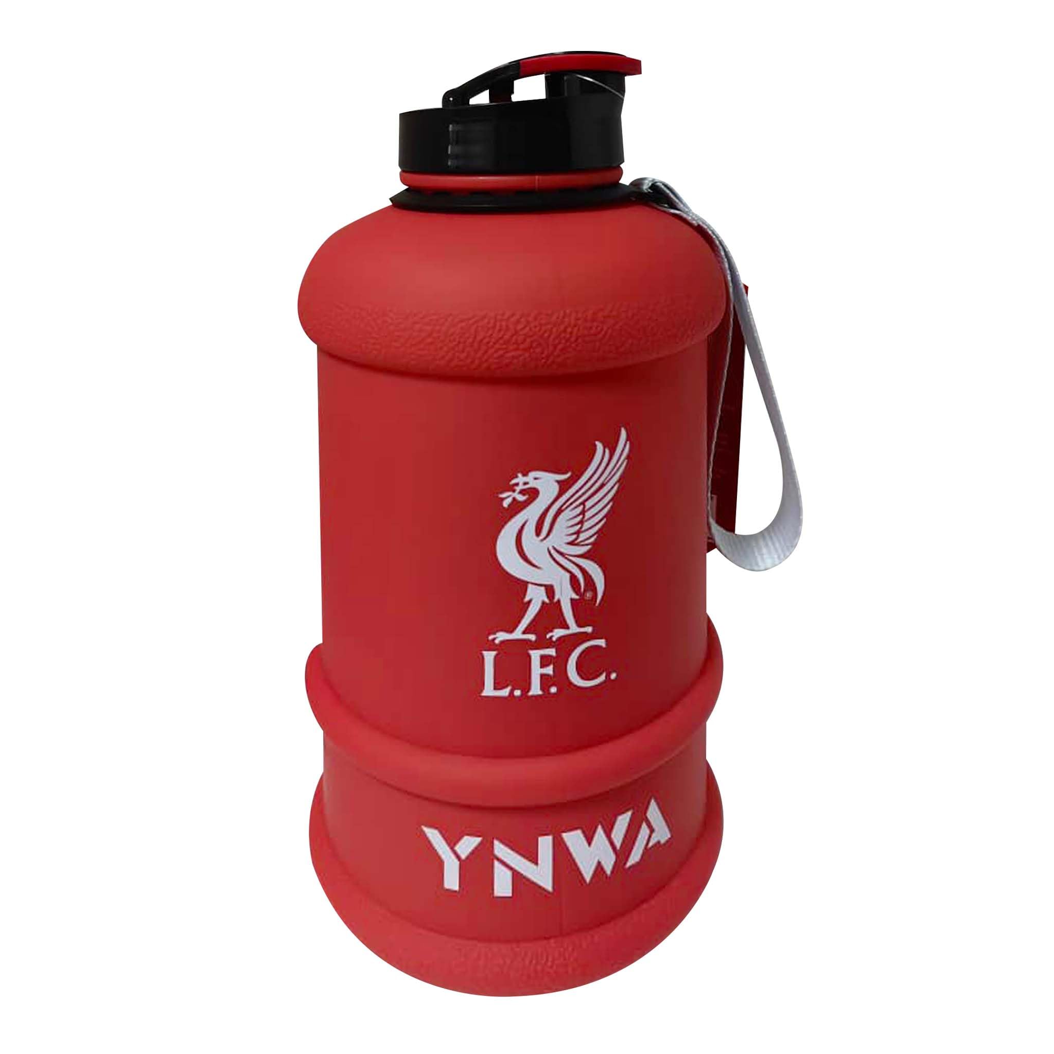 Offical Licensed Liverpool F.C Gym Bottle - 1.3 Litres, BPA Free, Wrist Strap and Handle, Leakproof
