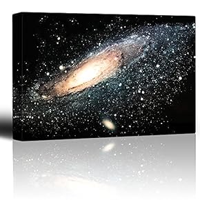 The Milky Way Galaxy Carrying Millions of Stars - Canvas Art Home Art - 12x18 inches