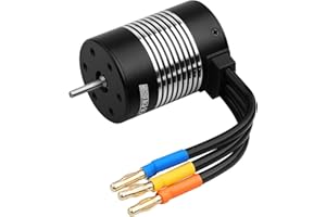 ARRAROWN RC Car Brushless Motor 1/10 540 3650 5200KV 3.175mm Shaft High Speed Waterproof Motor for Most of 1:10 Scale RC Vehicles Truck Update Parts