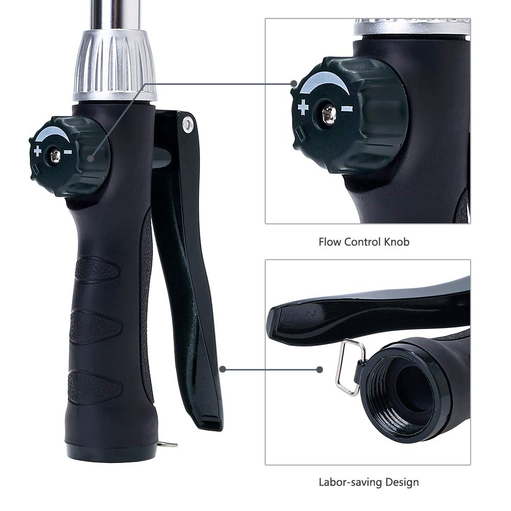 GREEN MOUNT Watering Wand, 16 Inches Sprayer Wand with 8 Watering