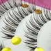 Bluelans® 10 Pairs Long Cross False Eyelashes Natural Fake Thick Black Eye Lashes