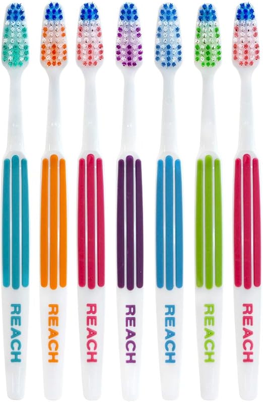Reach Advanced Design Toothbrushes, Firm, 7 count Amazon.ca Home & Kitchen