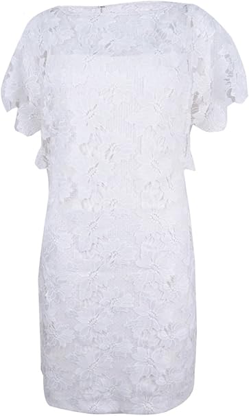 ralph lauren white lace dress