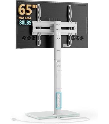 Amazon.com: AX WABER Floor TV Stand with Power Outlet, Universal