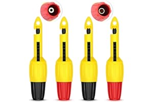 TOPHONIEX 4 Pieces Wire Piercing Probe Insulation Piercing Clip Set Wire Piercing Tool for Multimeter Voltage Thermometer Voltmeter Testing(2mm, 4mm)