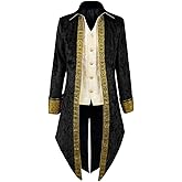 Apocrypha Mens Medieval Steampunk Tailcoat Victorian Vintage Jacket Frock Coat