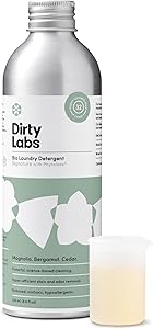 Dirty Labs | Signature Scent | Bio-Liquid Laundry Detergent | 32 Loads (8.6 fl oz) | Hyper-Concentrated | High Efficiency & S