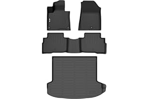 AIPOIL® Floor Mats & Cargo Liner Fit for 2026 Kia Sportage Hybrid All Weather Protection TPE Anti-Slip Automotive Full Set Custom Car Mats Accessories - Black
