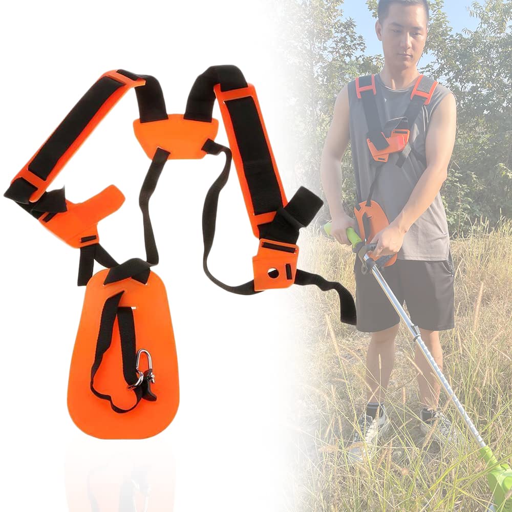 Bemaxy Lawn Mower Trimmer Harness Strap - Adjustable Grass Brush Cutters Shoulder Belt, Garden Assist Parts