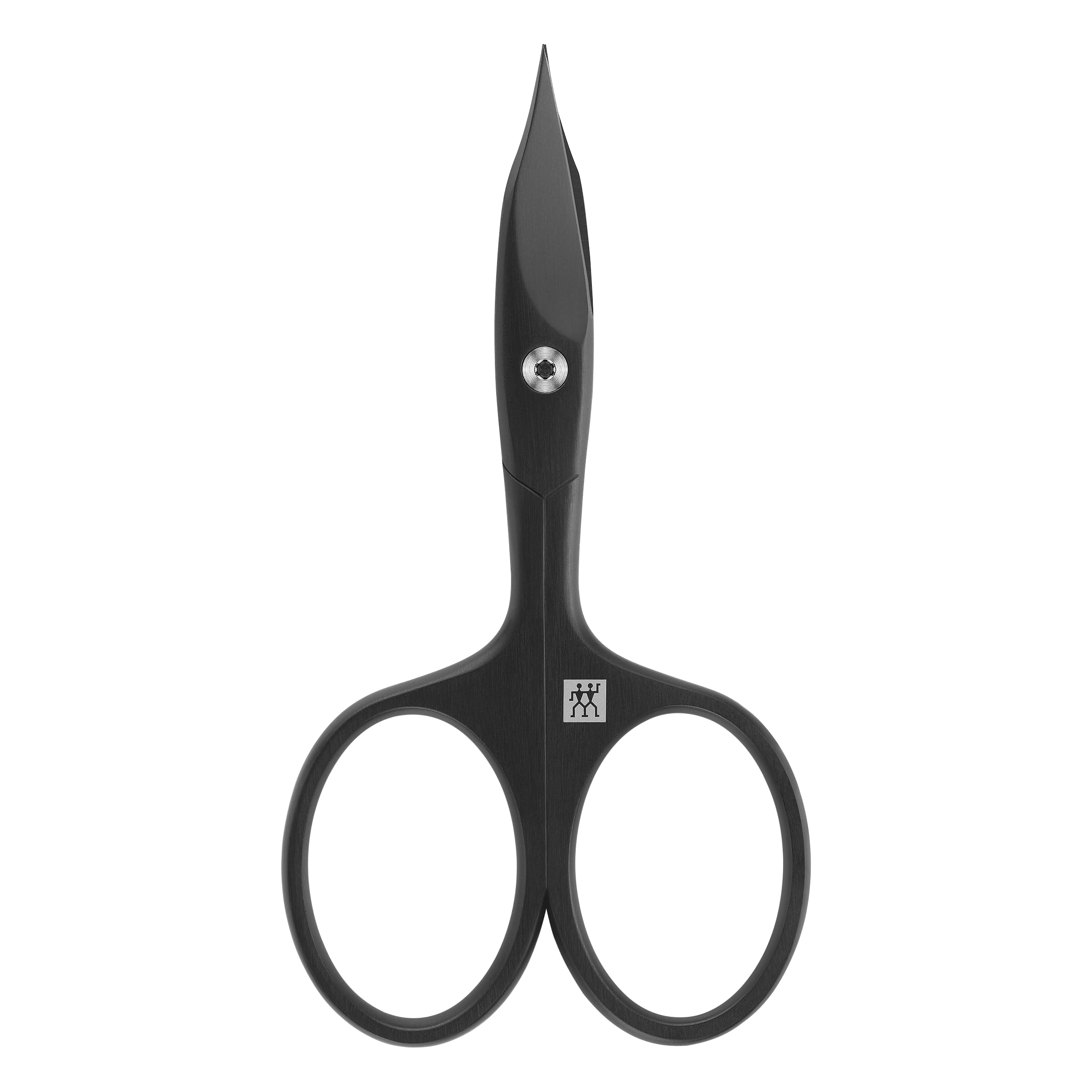 ZWILLING Combination Nail Scissors (scissors for nails and cuticles, curved cutting edge and fine tip for precise cutting), Premium, Black, 90 mm