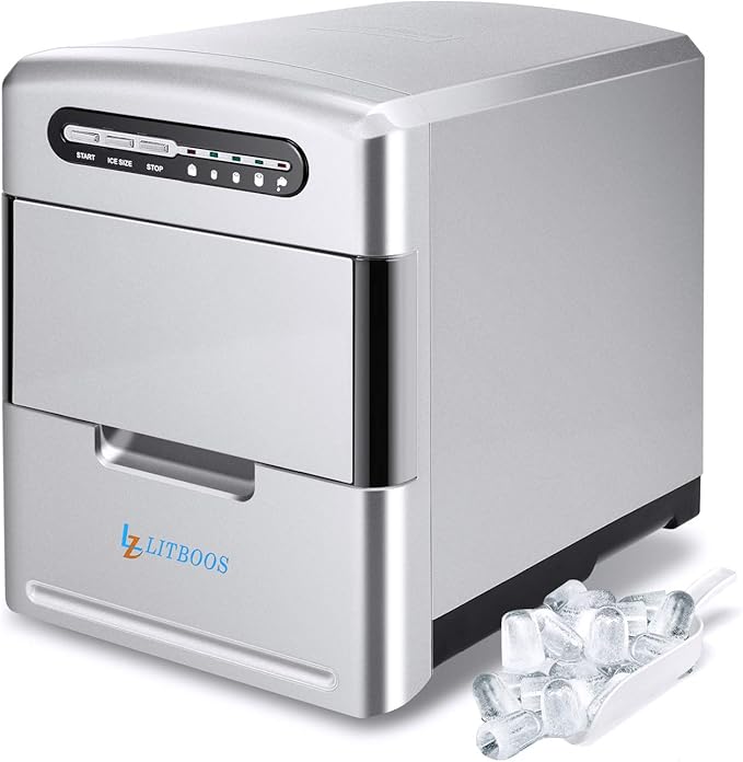 Portable Ice Maker Machine,LITBOOS Countertop Icemaker